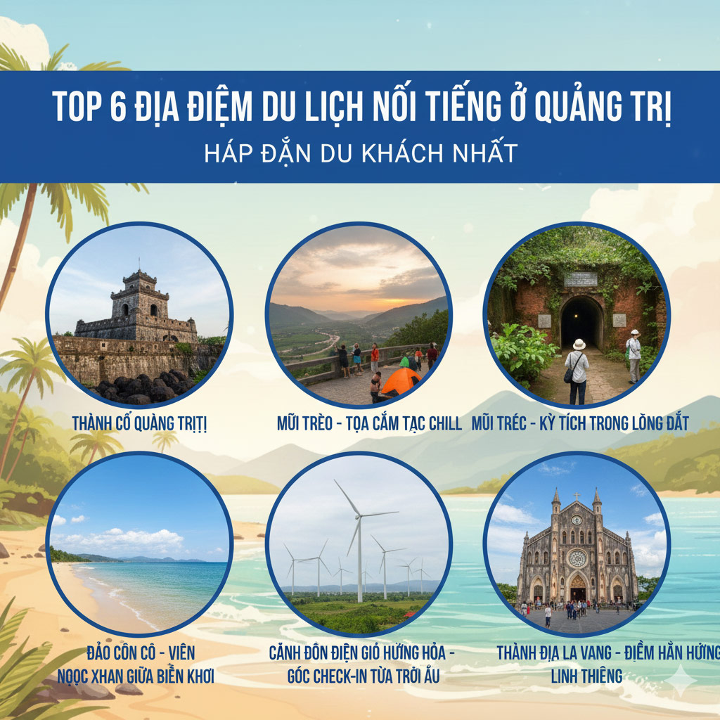 Top 6 địa điểm du lịch nổi tiếng ở Quảng Trị hấp dẫn du khách nhất